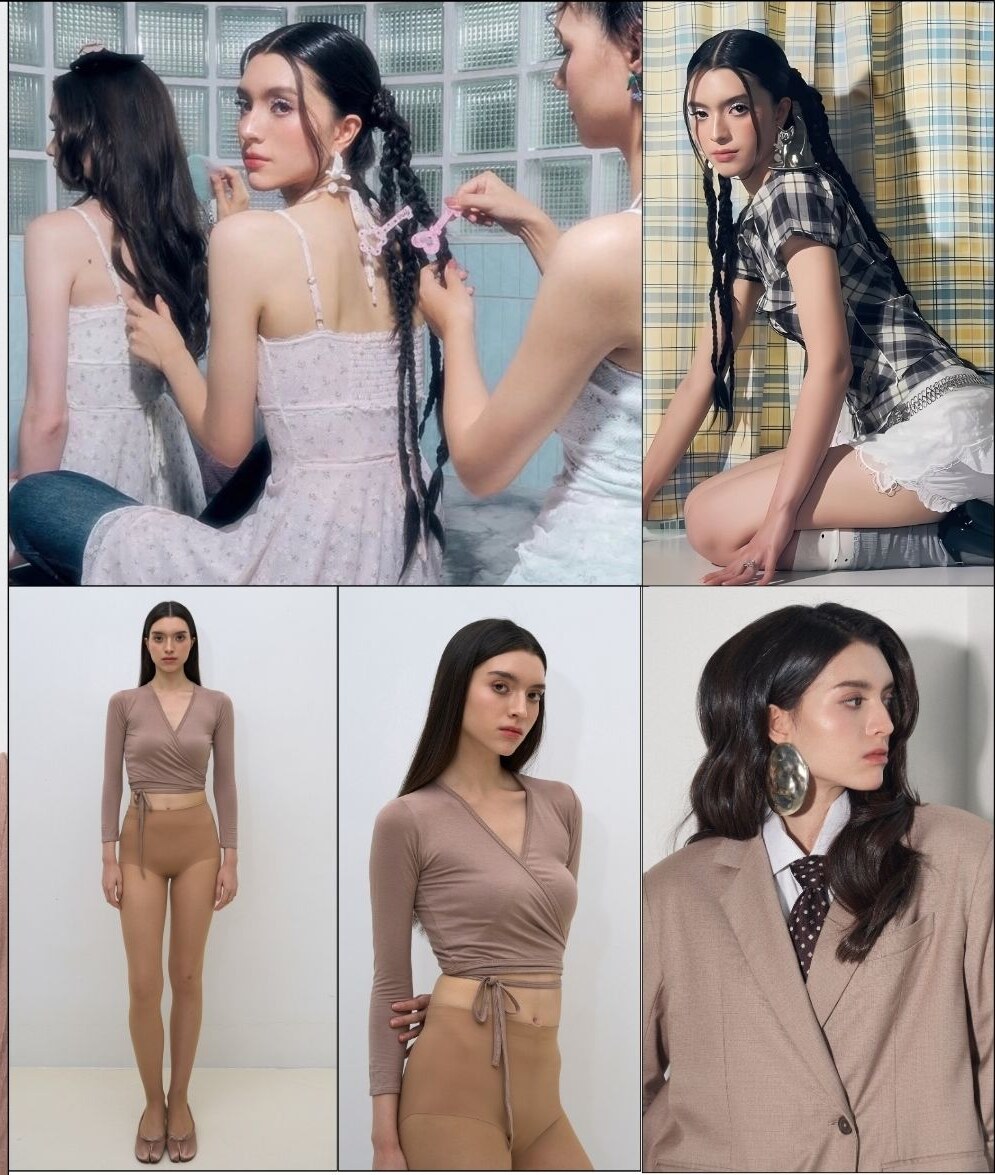 ANGIE model comp card — image 1