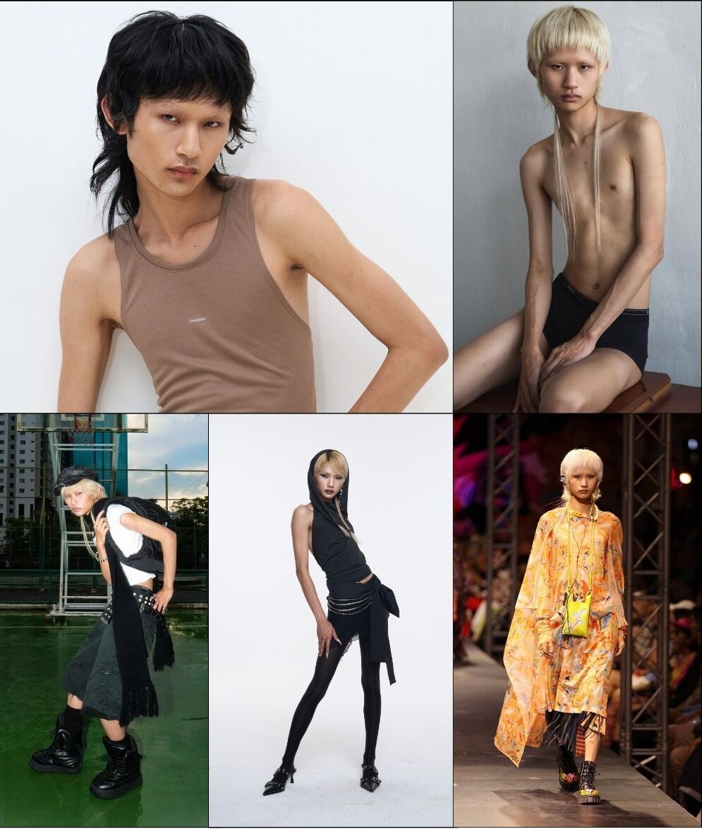 LEX model comp card — image 1