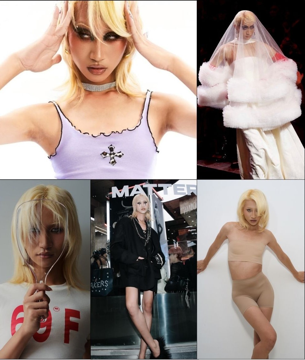 PARIS model comp card — image 1